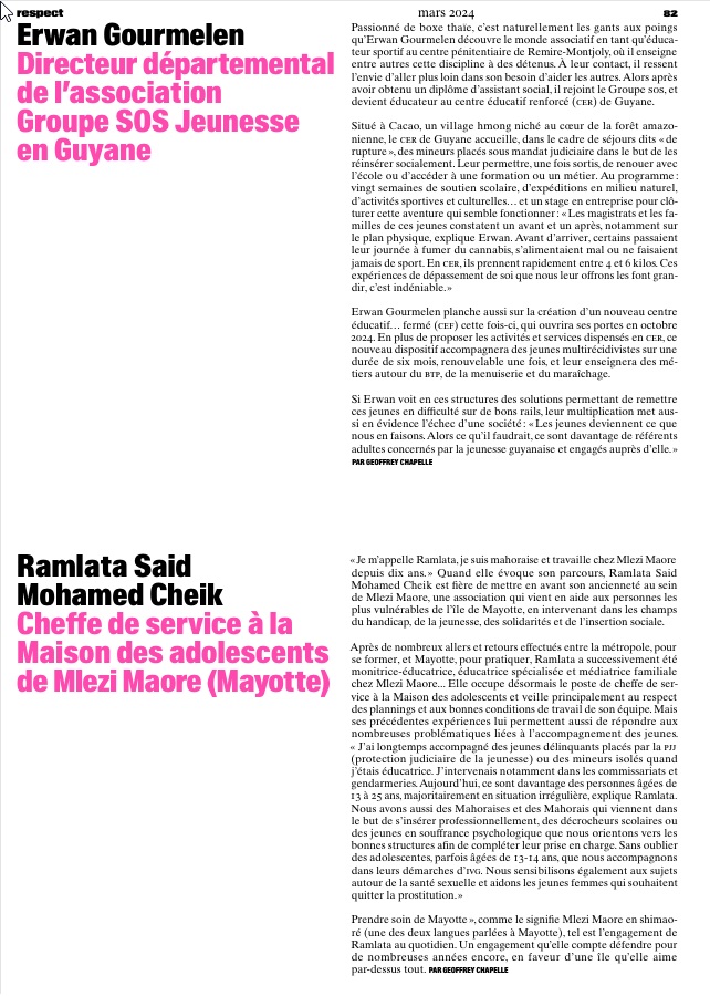 Extrait article - respect (DA : ©ZOO Designers)