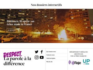 Dossiers numériques interactifs de Respect mag