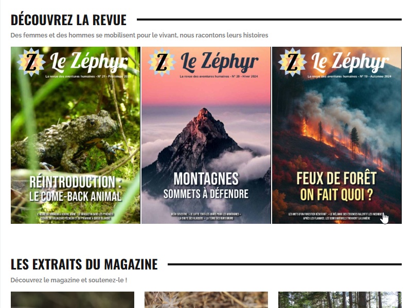 Homepage - Le Zéphyr