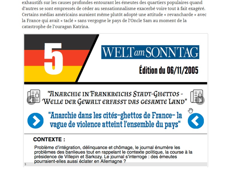 Réalisation de sliders - Dossiers Respect mag