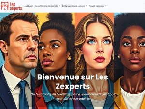 Conception d'un média pour les 10-12 ans - homepage