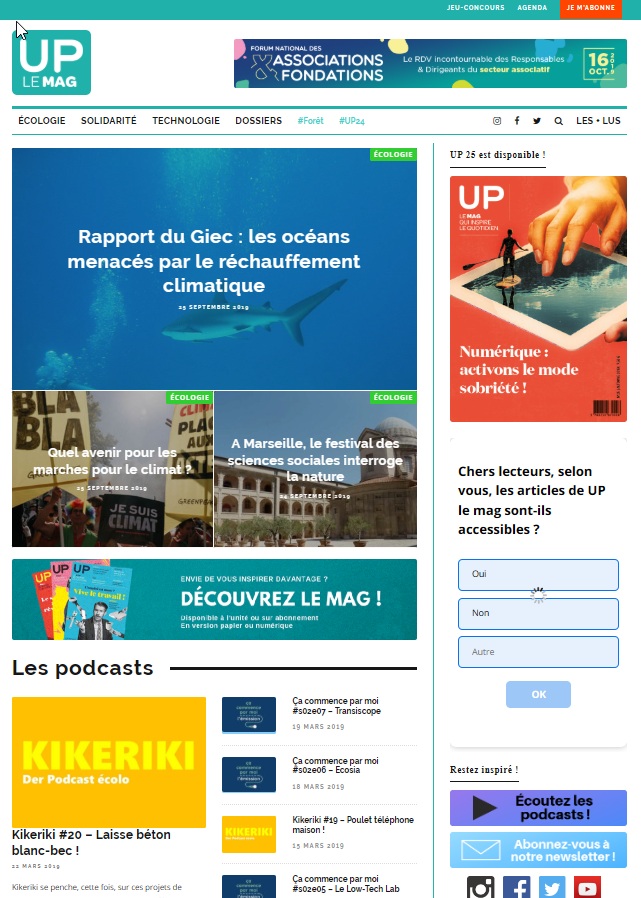Homepage - UP le Mag